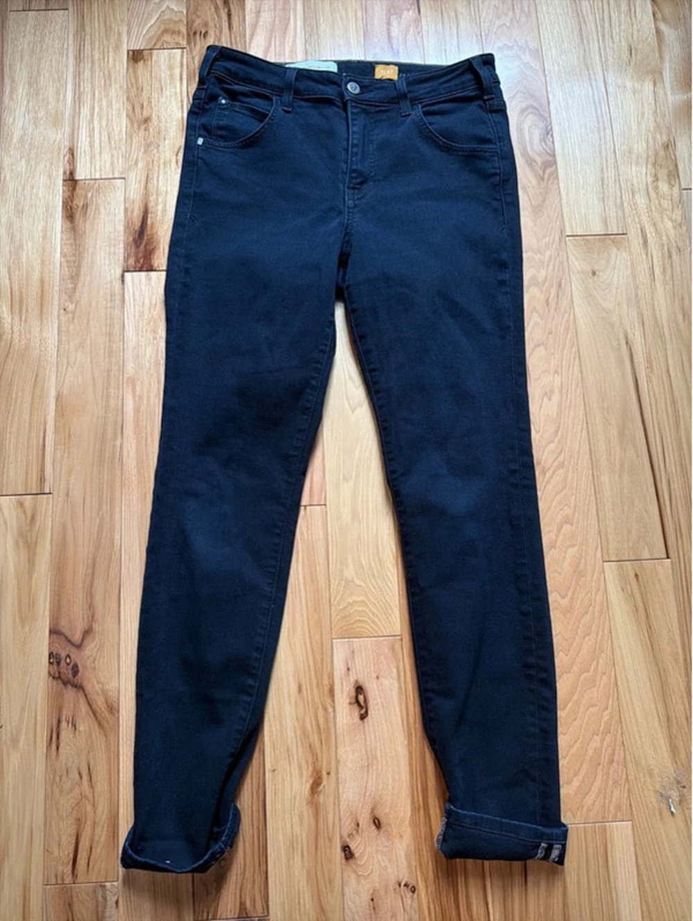 Pilcro by Anthropologie Black skinny stretch Superscript Jeans! 27